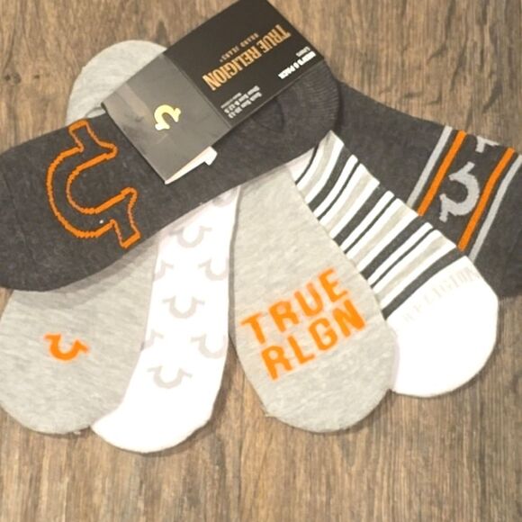 True Religion Horseshoe Logo 6-PK Liners - Picture 3 of 6